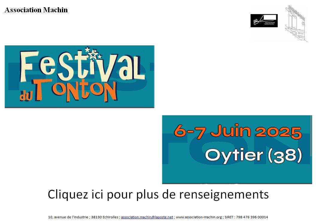 Festival du tonton 6 7 juin 25